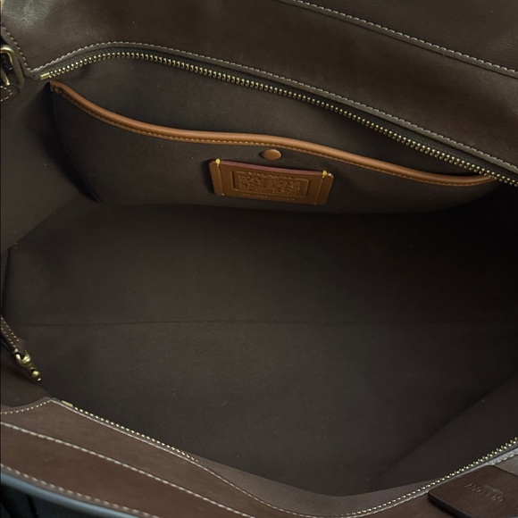 Coach Soft Empire Carryall 40 Brass/Maple - Picture 8 of 10